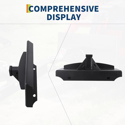 Garvee 1/4 in Thick Mini Skid Steer Receiver Hitch Mount Plate - size: mini