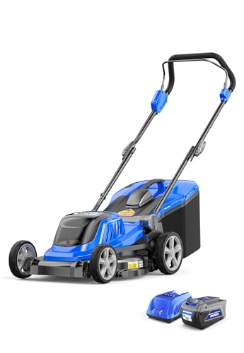 Wild Badger Power 40V 18-In Brushless Cordless Electric Lawn Mower - style: 40V 18" Push