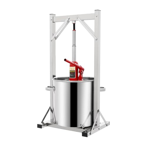 Fruit Press Crusher Grinder Apple Juice Wine Cider & Hydraulic Jack Fruit Press