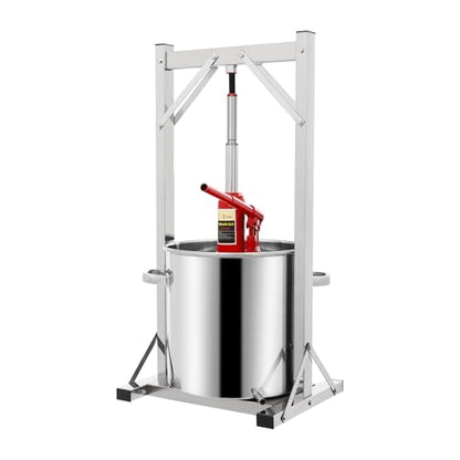 Fruit Press Crusher Grinder Apple Juice Wine Cider & Hydraulic Jack Fruit Press