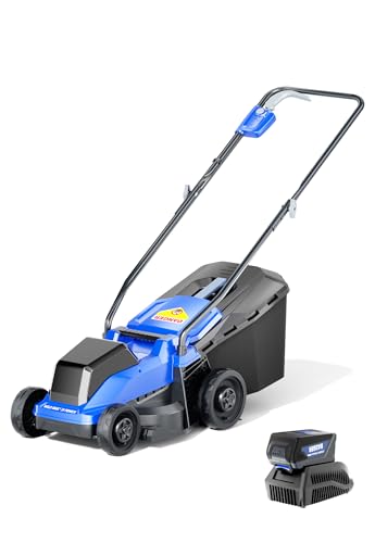 Wild Badger Power 40V 14-in Brushless Electric Cordless Lawn Mower Kit - style: 40V 14" Push