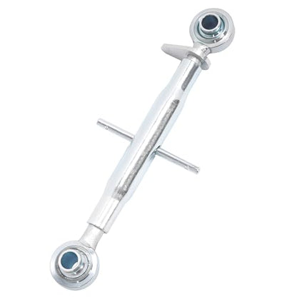 ALMULOO 3-Point Hitch Top Link Compatible with Category 1 Tractors Steel+White Zinc Galvanized