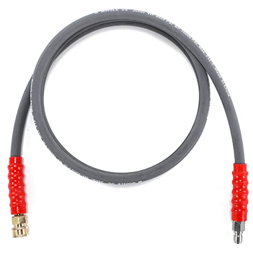 M MINGLE Pressure Washer Jumper Hose, 5 FT Whip Hose for Power Washer - size: 5 FT