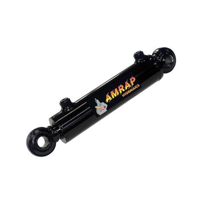 2x16 Hydraulic Cylinder - 2" Bore 16" Stroke Double Acting Swivel Ball Welded Hydraulic Cylinder 3500 PSI Retracted: 26, Extended: 42, SAE#6 - size: 2x16