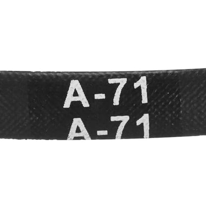 uxcell 3pcs A71 or 4L730 Classic Wrapped Rubber V-Belt, 71"(1800mm) Inside Circumference, A Profile V Belt - size: A71