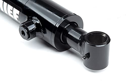 Chief WT Welded Cross Tube Cylinder - 3 Bore x 10 Stroke Double Acting Hydraulic Cylinder - 3000 PSI - 1.75” Rod Diameter - 1” Pin, SAE #8 Port - Extended Length 28” - Universal Hydraulic Cylinder - size: 3x10