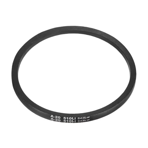 uxcell 5Pcs A20 Classic Wrapped Rubber V-Belt, 22" Outside Circumference x 0.51" Width x 0.32" Height, A-Section Rubber Drive Belt - size: A20