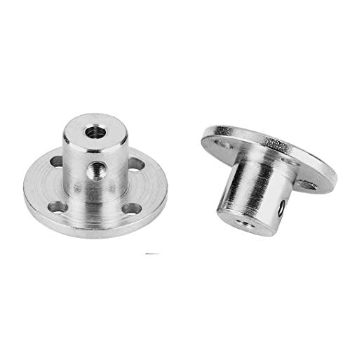 4Pcs 3mm Flange Coupling Connector, Rigid Guide Model Coupler Accessory, Shaft Axis Fittings for DIY RC Model Motors - size: 3mm
