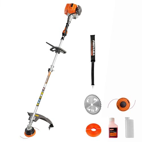 PROYAMA 25.4CC Gas Weed Wacker Eater, 2 - Cycle Powerful Brush Cutter