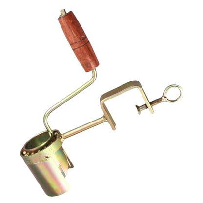 Corn Threshing Machine with Crank, Corn Threshing Machine Effective Peeling Firm Firm Wooden Handle Manual Sheller