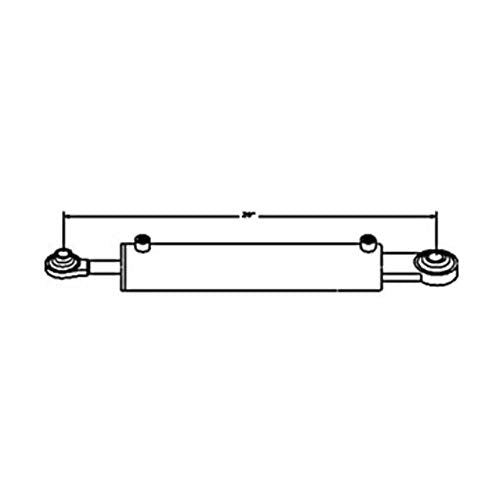Hydraulic Top Link Cylinder (Cat. Ii) W/ 3" Bore