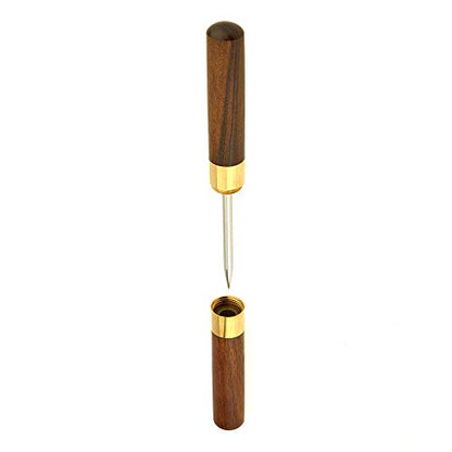 Barfly Portable Ice Pick, Stainless/Wood - style: Portable Ic Pick