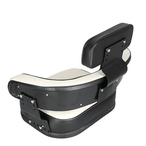 Seat Assembly - Restoration Quality Vinyl Black/White fits International Hydro 100 504 544 656 666 686 706 756 766 806 826 856 966 1026 1066 1206 1256 1456 1466 1468 1566 1568 2706 2856 1999435C1