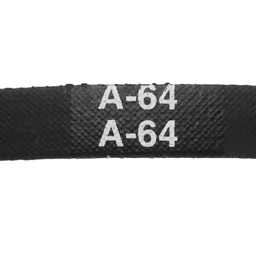 uxcell 3pcs A64 or 4L660 Classic Wrapped Rubber V-Belt, 64"(1625mm) Inside Circumference, A Profile V Belt - size: A64