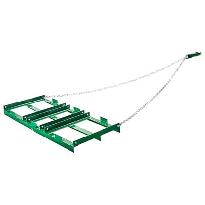 VEVOR Drag Harrow 4 ft Tow Behind Drag Harrow with 72 in Chain, Green - size: 4 FT- Green
