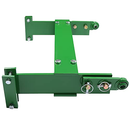 ALMULOO 3 Point Hitch Conversion Compatible with John Deere M and MT, Green, Steel, Powder Coated