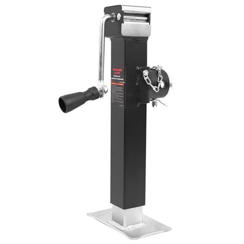 Swivel Trailer Jack 5000 lbs Pipe Mount Weld-On Jack - size: 10 in 5000 lbs Top-Wind