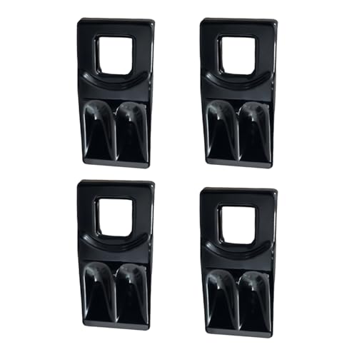 4 Pack Auger Teeth 3 Point Auger Cutting Edge with Screw Square Hole Replacement with Hardware for Most Heavy Duty 3 Point Post Hole Digger