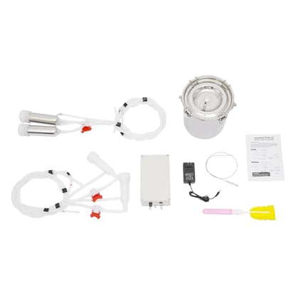 2 in 1 Cow Milking Machine, 5 L Goat Milking Machine Portable, Speed Adjust - size: 5 L