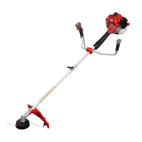 58CC 2-Stroke Gas Brush Cutter Pro-Grade String Trimmer EPA Compliant Orange Heavy-Duty Weed Eater Lawn & Overgrowth Clearing Tool
