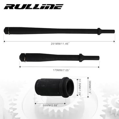 RULLINE 29090 +29450Truck Anchor Pin Bushing Kit - Long and Short Drivers Set 2PCS- Compatible with 1-3/8 Anchor bushings 11-1/2" Long Drive - style: 29090 +29450