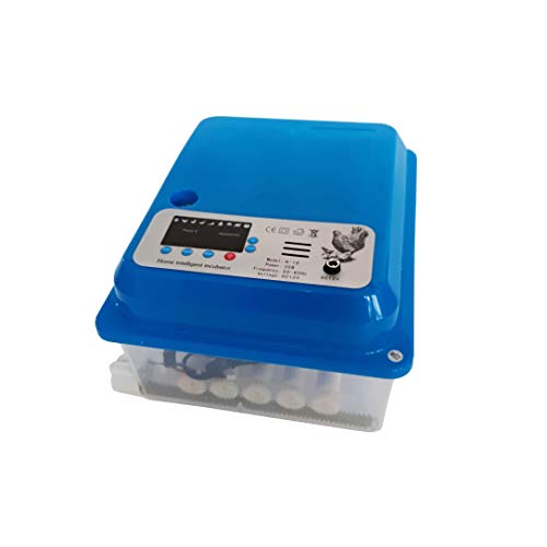 TECHTONGDA 16 Eggs Digital Egg Incubator Automatic Poultry Hatcher with Egg Turning and LCD Display 110V
