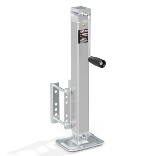 8000LBS Square Trailer Jack, 15" Lift, Heavy Duty Swivel Jack