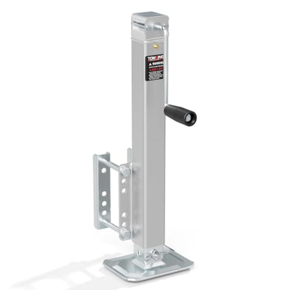 8000LBS Square Trailer Jack, 15" Lift, Heavy Duty Swivel Jack