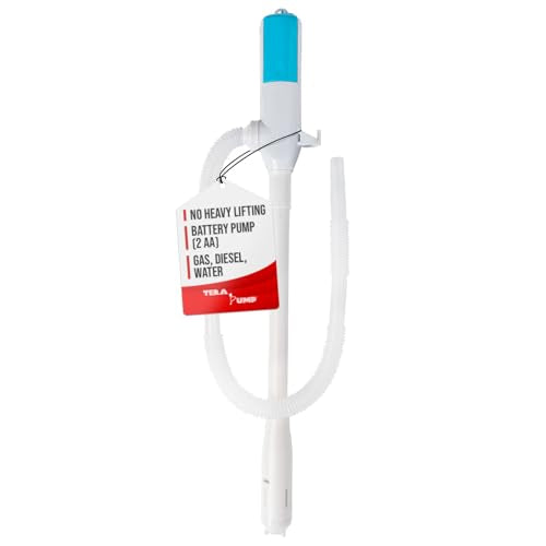 TERA PUMP Automatic Portable Battery Operated Water/Fuel Transfer Pump - style: Basic Stick Pump (AA)