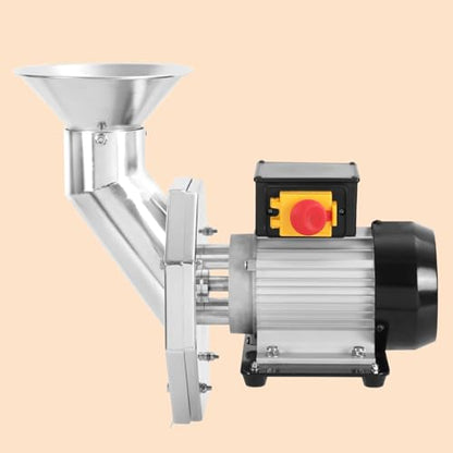 Tabletop Mosakar Fruit Crusher. Whole Apple Pear Potato Grinder. Reinforced Stainless Steel Blade. Make Fine Pulp