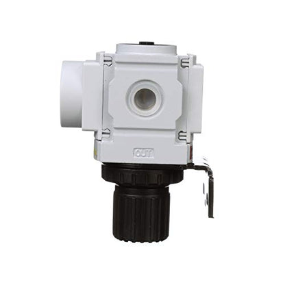 PneumaticPlus PPR2-N02BG Compressed Air Pressure Regulator, 1/4" NPT - size: 1/4" NPT