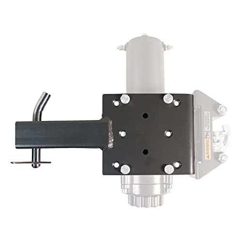 Extreme Max 5600.3084 Universal 2" Receiver Hitch Winch Mount for ATV/UTV, Black - size: 2"