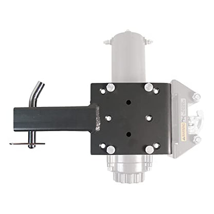 Extreme Max 5600.3084 Universal 2" Receiver Hitch Winch Mount for ATV/UTV, Black - size: 2"
