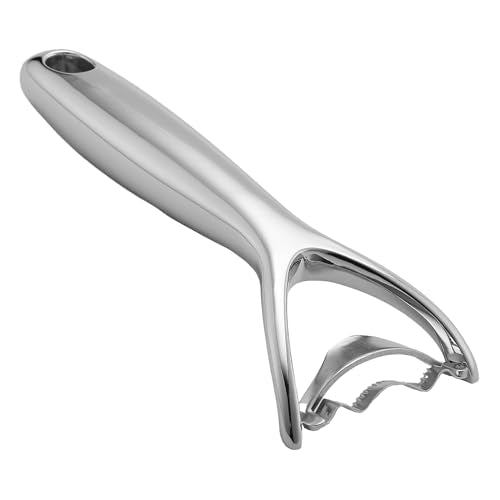Good Grips Corn Prep Peeler, Corn stripper for corn on the cob remover tool, Chrome Plated Zinc Multifunctional Kitchen Grips Corn Planer Cob Cutter Kernels, Heavy Duty