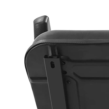 Universal Fold Down Forklift Seat, Tractor Seat with Adjustable Angle Back Armrest Lawn Mower Seat for Tractor Excavator Skid Loader… - style: with Adjustable Angle Back Armrest