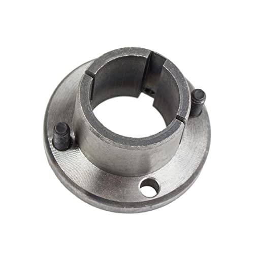 Cast Iron 7.75" Dual Groove Pulley Belt B Section 5L with 1-1/4" Sheave Bushing 2BK80H