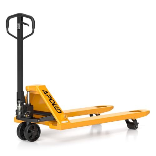 APOLLOLIFT Pallet Jack Trucks 27" W x 48" L Fork, 5500-Lbs Capacity - size: 5500lbs-48"x27"