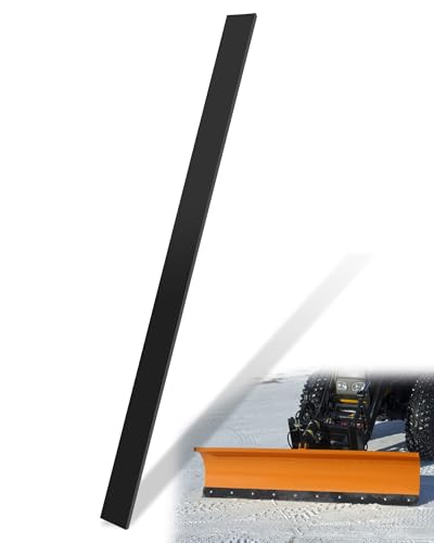 60 x 4 x 3/4 Inch Polyurethane Snow Plow Cutting Edge | Fit for ATV Tractors, Skid Steers & UTVs Snow Pusher Cutting Edge, Heavy Duty Replacement Blade for Front Snow Blade Plow - color: 60x4x3/4 Inch