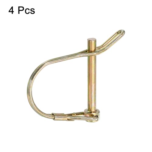 uxcell 4Pcs Shaft Locking Pin w Ear, 3/16" x 1-5/8" Trailer Coupler Pin - size: 3/16" x 1-5/8"