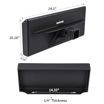 Garvee 1/4 in Thick Mini Skid Steer Receiver Hitch Mount Plate - size: mini