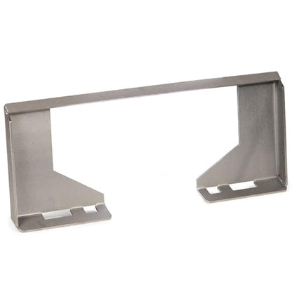Titan Attachments 3/8in Universal Quick Tach Cut Out Mount Plate, Thick Plate Attachment, Fits Kubota and Bobcat Skid Steers and Tractors - style: 3/8 Inch Cut Out