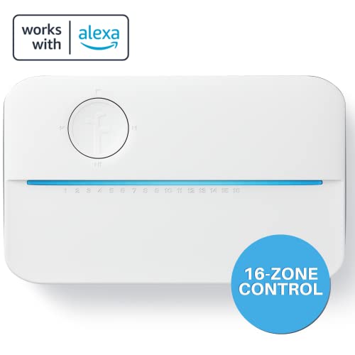 Rachio 3 Smart Bundle: Includes Rachio 3rd Generation-16 Zone Smart Sprinkler Controller (Alexa Compatible w/ Hyperlocal Weather Intelligence Plus & Rain Skip) & Rachio Weatherproof Outdoor Enclosure