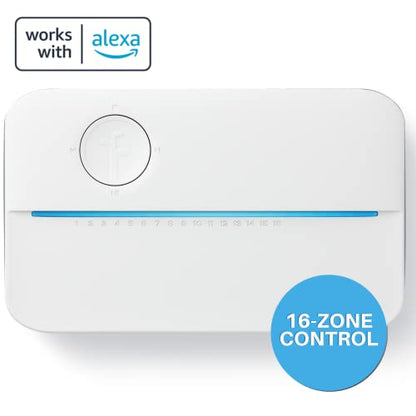 Rachio 3 Smart Bundle: Includes Rachio 3rd Generation-16 Zone Smart Sprinkler Controller (Alexa Compatible w/ Hyperlocal Weather Intelligence Plus & Rain Skip) & Rachio Weatherproof Outdoor Enclosure