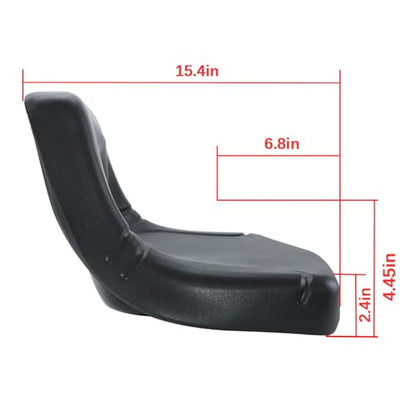ALL-CARB Black High Back Lawn Mower Garden Tractor Seat Multi Replacement for john deere for Toro universal