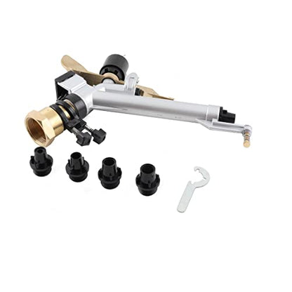 1.5" Impact Spray Gun Sprinkler, 360° Adjustable