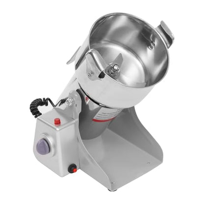 Grain Mill Grinder,1000g High-pressure Food Grain Mill,Stainless Steel Seeds Flour Nut Pill Wheat Corn Herbs Spices & Seasonings Dry Grinder Electric Machine