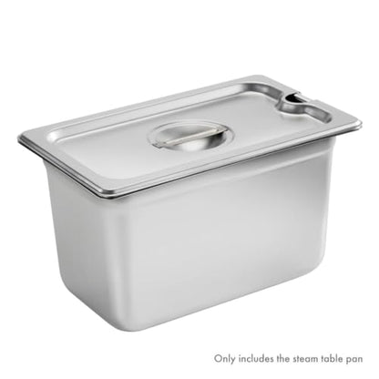 New Star Foodservice 1/4 Size Stainless Steel Steam Table Pan, 10.5 x 6.4 x 6.0", 18/8, 24 Gauge, NSF Certified, Set of 6 - size: 1/4, style: 6" Deep