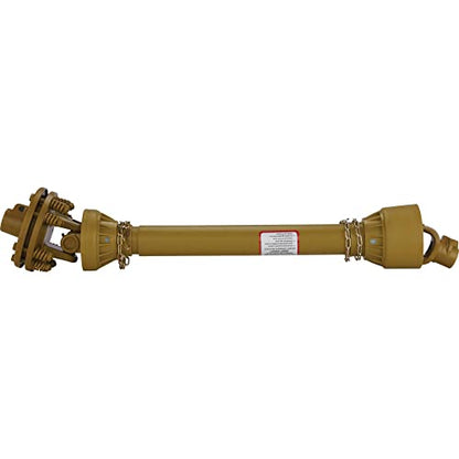 Rareelectrical Pto Driveline Shaft Series 4 Tri-Tube Friction Clutch 540 | RPM 35HP Compatible with Rhino SE4 SE5 County Line Rotary Cutter Mower 38" 1-3/8" 6 Spline QD Both Ends Replaces 14106438