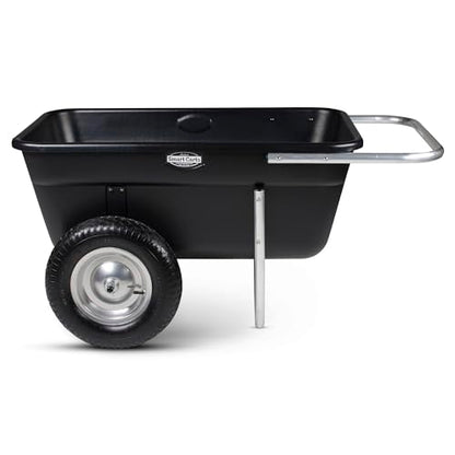 Premium Yard Cart - Strong, Lightweight, and Perfectly Balanced (16" Flat Free Wheels)