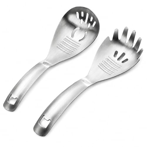 5-in-1 Multifunctional Spoon, Egg Separator, 304 Stainless Steel | 5-in-1 cooking spoon; 304 stainless steel; egg separator, masher, grater and slotted strainer; dishwasher safe